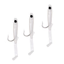 3pcs Fishing Lure Bait Sea Fishing Tackle Fishhook Soft Lures Stainless Steel