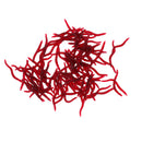 100pcs Sea Earthworm Lures Soft Fishing Lures Worm Lures Artificial Baits Swimbaits Suitable for Sea Fishing and Freshwater