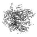 100Pcs Fishing Tackle Braid Knotless Connectors Fishing Line Wire Connector