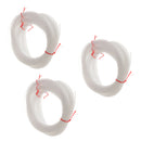 3Pcs 100 Meters Clear Monofilament Nylon String Fishing Line Thread Diameter. 1mm