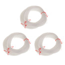 3Pcs 100 Meters Clear Monofilament Nylon String Fishing Line Thread Diameter. 1mm