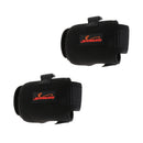 2Pcs Fishing Reel Cover Spinning Reel Bags Package Protective Case Pouch Storage for 400-500 Series Black