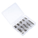 100pcs Mini Copper Brass Single Barrel Crimping Sleeves Copper Tube Connector 1.0-2.2mm Fishing Tackle