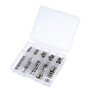 100pcs Mini Copper Brass Single Barrel Crimping Sleeves Copper Tube Connector 1.0-2.2mm Fishing Tackle