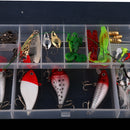 39Pcs Soft Hard Fishing Baits Hooks Life-like Lures Set Fishing Tackle Box Professional Fishing Tackles