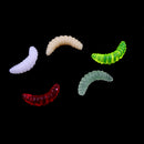 100pcs Fishing Lures Set Soft Lures Earthworm Flavored Bait for Carp Fishing