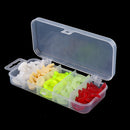 100pcs Fishing Lures Set Soft Lures Earthworm Flavored Bait for Carp Fishing