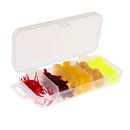 160Pcs Silicone Soft Fishing Maggot Worm Fishing Simulation Trout Carp Bait