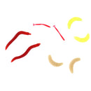 160Pcs Silicone Soft Fishing Maggot Worm Fishing Simulation Trout Carp Bait