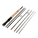 2.3m Carbon Fiber Fast Action Fly Fishing Rod Pole Travel Fishing Rod with Cordura Rod Tube