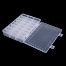 24 Compartment Slots Fishing Box Lure Bait Hook Tackle Box Storage Case with Adjustable Dividers