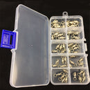 50pcs/lot Heavy Duty Ball Bearing 2# 3# 4# 5# 6# Swivels Rings for Sea Fishing