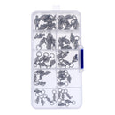 50pcs/lot Heavy Duty Ball Bearing 2# 3# 4# 5# 6# Swivels Rings for Sea Fishing