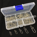 100pcs Nice Fastlock Snap Stainless Steel Fishing Duo-lock Snaps Hooks Connector, 2
