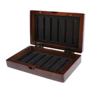 Easy Grip Slit Foam Insert Wooden Fly Fishing Box Container Hook Baits Case Tackle Box