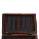 Easy Grip Slit Foam Insert Wooden Fly Fishing Box Container Hook Baits Case Tackle Box