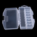 16 Compartments Adjustable Plastic Carp Fishing Lure Hooks Tackle Box Storage Case Holder