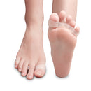 1 Pair Silicone Toe Stretcher Separator Soft Gel Toe Spacers Corrector Fight Bunions, Hammer Toes, Valgus Foot Care Pain Relief