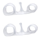 1 Pair Silicone Toe Stretcher Separator Soft Gel Toe Spacers Corrector Fight Bunions, Hammer Toes, Valgus Foot Care Pain Relief