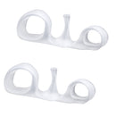 1 Pair Silicone Toe Stretcher Separator Soft Gel Toe Spacers Corrector Fight Bunions, Hammer Toes, Valgus Foot Care Pain Relief