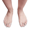 1 Pair Silicone Toe Stretcher Separator Soft Gel Toe Spacers Corrector Fight Bunions, Hammer Toes, Valgus Foot Care Pain Relief