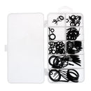 75Pcs Stainless Steel Sea Fishing Rod Guides Ring Set Rod Building DIY Eye Rings, Mixed Size
