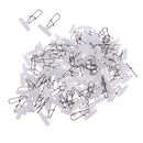 100pcs Fishing Line Sinker Slides Fishing Snap with Hooked Snap Delicate Mini Design