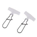 100pcs Fishing Line Sinker Slides Fishing Snap with Hooked Snap Delicate Mini Design