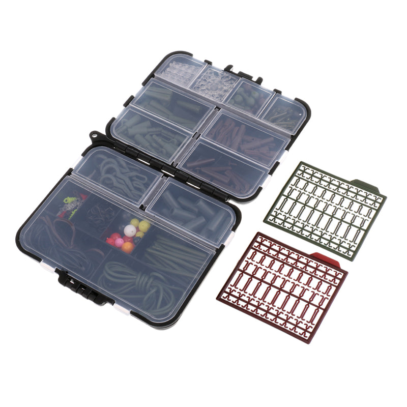 1 Set Plastic Carp Fishing Tackle Box Fishing Accessories Various Tackles Convenient to Carry