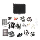 1 Set Plastic Carp Fishing Tackle Box Fishing Accessories Various Tackles Convenient to Carry