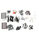 1 Set Plastic Carp Fishing Tackle Box Fishing Accessories Various Tackles Convenient to Carry