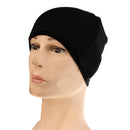 Black Cycling Skull Cap / Helmet Liner / Running Beanie - Ultimate Thermal Retention and Performance Moisture Wicking Fits for Under Helmets
