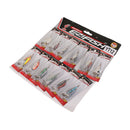 12Pcs Fishing Lure Tackle Kit Set Minnow Crank Spoon Bait Lure Shrimp Lure Hard Sequins Lure with Sharp Fishing Hooks Bait suit