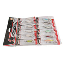 12Pcs Fishing Lure Tackle Kit Set Minnow Crank Spoon Bait Lure Shrimp Lure Hard Sequins Lure with Sharp Fishing Hooks Bait suit