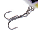 5pcs Hard Plastic Crank Baits 4cm/3.5g Fishing Lures Sinking Rattles Bass Hooks with Tackle Box Saltwater Freshwater Fishing