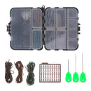 Safety Clips Swivels Carp Fishing Tackle Box Various Tackles Fishing Rig Set Clips Swivels For Hair Rigs