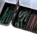 Safety Clips Swivels Carp Fishing Tackle Box Various Tackles Fishing Rig Set Clips Swivels For Hair Rigs