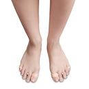 1 Pair Gel Toe Separators Toe Spacers Toe Stretchers for Men and Women Easy Wear in Shoes, Yoga and Sports Activities