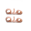 1 Pair Gel Toe Separators Toe Spacers Toe Stretchers for Men and Women Easy Wear in Shoes, Yoga and Sports Activities