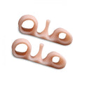 1 Pair Gel Toe Separators Toe Spacers Toe Stretchers for Men and Women Easy Wear in Shoes, Yoga and Sports Activities