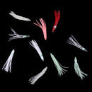 10 Pieces Squid Lure Soft Baits Octopus Squid Skirt Lure Sea Fishing Vivid and Lifelike