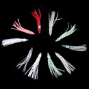 10 Pieces Squid Lure Soft Baits Octopus Squid Skirt Lure Sea Fishing Vivid and Lifelike