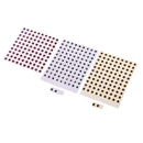 300pcs 3mm Fishing Eyes Simulation Fishing Lure Eyes Accessories 3 Colors Vivid and Lifelike