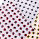 300pcs 3mm Fishing Eyes Simulation Fishing Lure Eyes Accessories 3 Colors Vivid and Lifelike