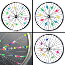 36 Pieces Star Bike Bicycle Wheel Spoke Beads Spoke Bead Bicycle Beads Wire Beads Decorations