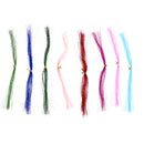 8 Bundles Fly Fishing Crystal Flash Line for Fishing Lure Fly Fishing Tying Material for Nymphal Bugs Scud Multicolor Random