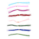 8 Bundles Fly Fishing Crystal Flash Line for Fishing Lure Fly Fishing Tying Material for Nymphal Bugs Scud Multicolor Random