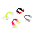 4 Bundles 12.5cm Length Fly Tying Rubber Threads Skirts Silicone Straps
