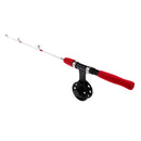 Detachable Ice Fishing Rod and Reel Set Winter 62cm Mini Fishing Pole Wheel