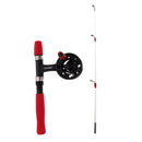Detachable Ice Fishing Rod and Reel Set Winter 62cm Mini Fishing Pole Wheel